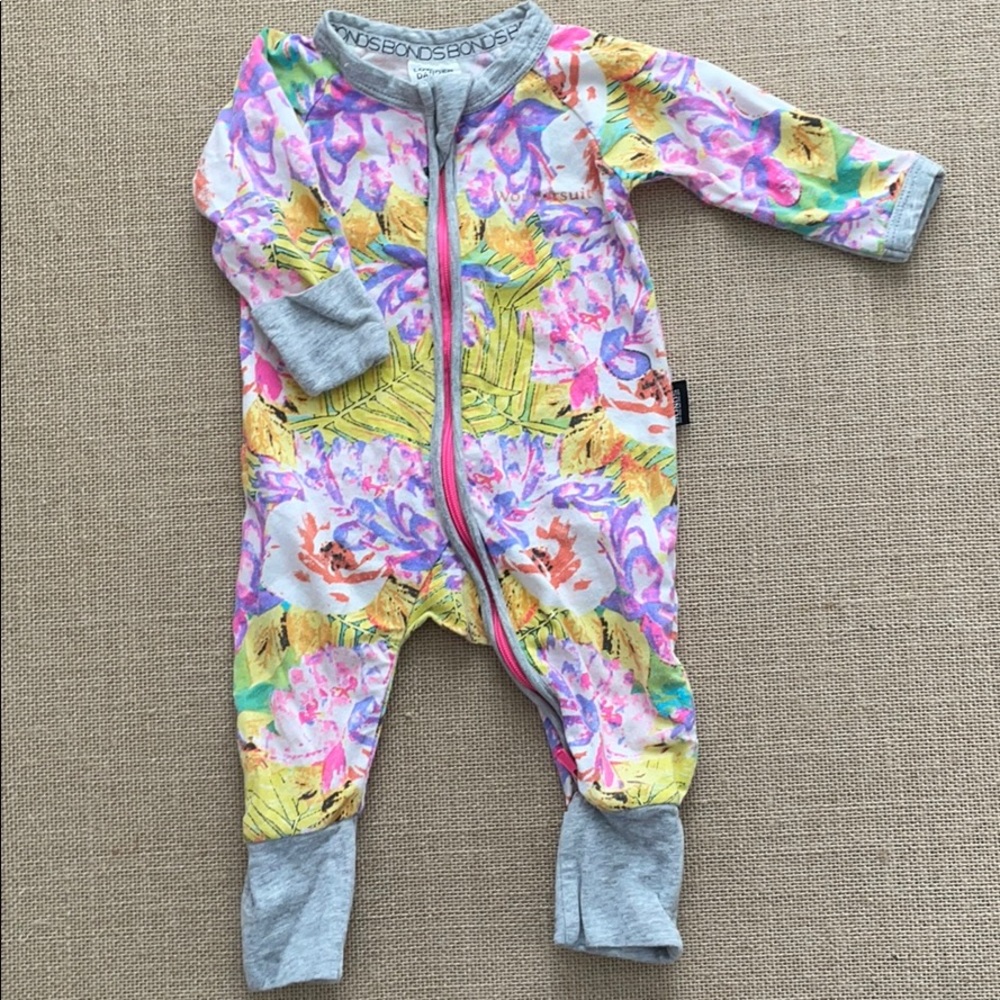 Bonds Wondersuit 2-way zipper foldover cuffs
